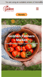 Mobile Screenshot of goshenfarmersmarket.org